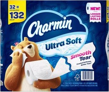 Charmin Ultra Soft Toilet Paper Extra Mega Rolls 231 Sheets/Roll, 32 Rolls