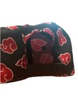 Akatsuki Anime Snapback Cap Adjustable One Size Black Red White Graphic — photo 4