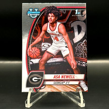 2024-25 Bowman Chrome U ASA NEWELL #8 1st Bowman - Georgia Bulldogs