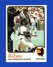 1973 Topps Set-Break #121 Dave Rader NM-MT OR BETTER *GMCARDS*