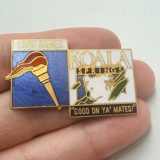 1988 Summer Olympic Games Lapel Pin Torch Koala Springs Sports Souvenir Vintage