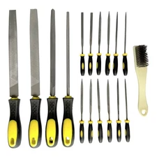 New 17PC  Alloy Steel File Sets with Carry Case For Metal Wood Brass Aluminum US