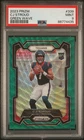 2023 Panini Prizm Football CJ Stroud #339 Green Wave RC PSA 9