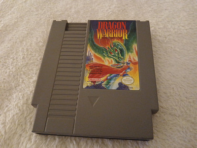 Dragon Warrior Nintendo NES Spiel NTSC USA Modul Top Zustand 1985 Vintage