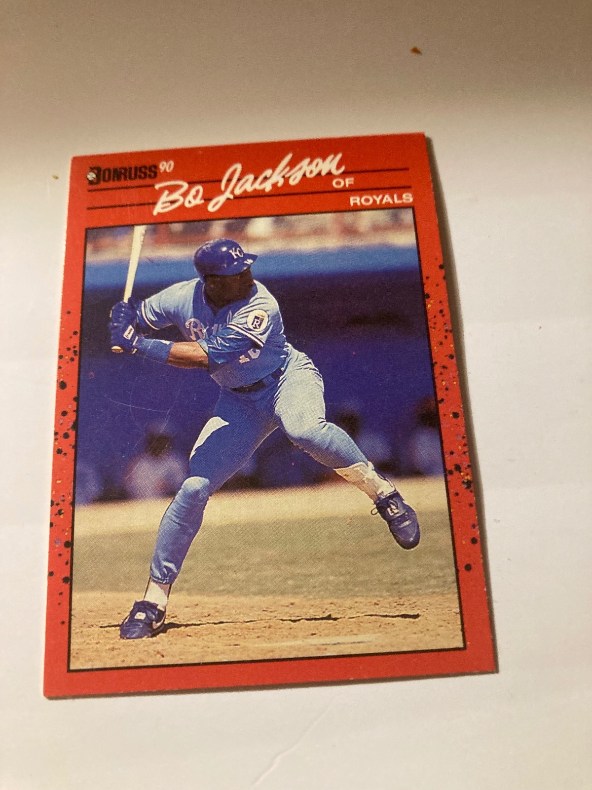 1990 Donruss baseball #61 Bo Jackson Kansas City Royals no period after inc