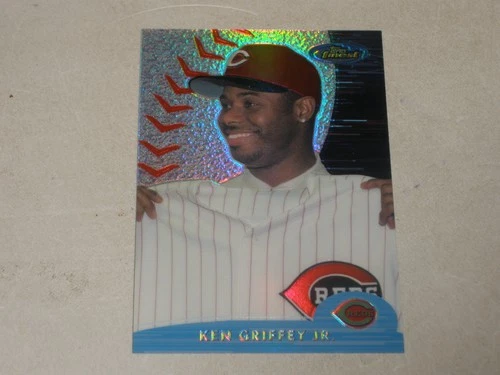 2000 Topps Finest Refractor #146 Ken Griffey Jr - FIRST REDS CARD