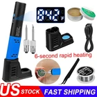 Cordless Soldering Iron Kit, LED Display, 392-842°F, 3 Tips, for DIY & Repairs