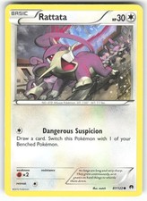 Rattata 87/122 Common BREAKpoint Pokemon Lightly Played