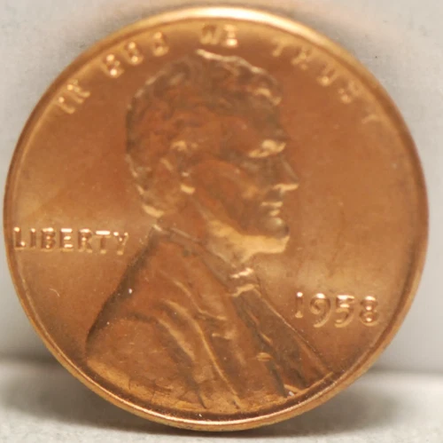 1958-P Lincoln Wheat Cent — photo from the most recent tracked eBay sale