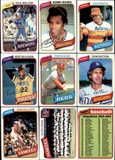 1980 Topps Baseball Complete Your Set #401-500 You Pick!