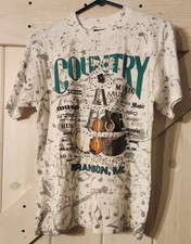 1993 Country Music Single Stitch Shirt. AOP Design. Size M. Made In USA
