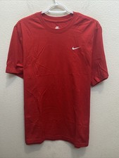 Men's The Nike Tee Large Short Sleeve Crew Neck T-Shirt Red Logo NWT
