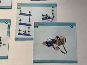 Lego Mechanisms Pneumatics Add-On Set Instruction Manuals 9641 - New