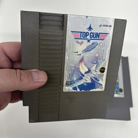 Top Gun And Track&field 2 For The NES. Both Tested And Working