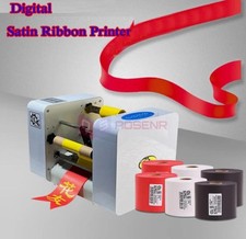 NEW Digital Ribbon Printer Satin Ribbon Printing Machine Hot Stamping Machine
