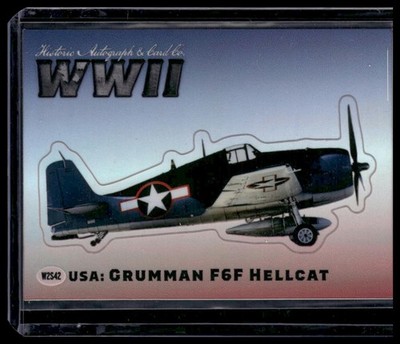 2025 Historic Autograph WW2 #W2S42 USA Grumman F6F Hellcat Holographic Sticker