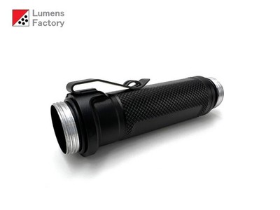 E2e Style 18650 Clipped Body. Surefire E Compatible. E2 E2e E2L E2D. HA3 Black