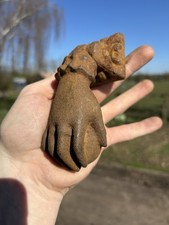 Victorian Cast Iron Door Knocker Antique Heavy