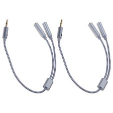 Versatilitys 3.5mm Headphone Splitter Cable for Home and Outdoor Activity