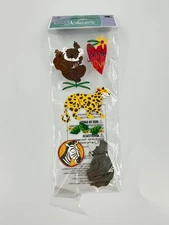Jolee's A Touch Of Dimensional Stickers Jungle Love 7 Pcs Package Torn