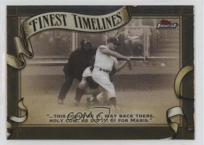 2024 Topps Finest Timelines Roger Maris #FT-4 c7z