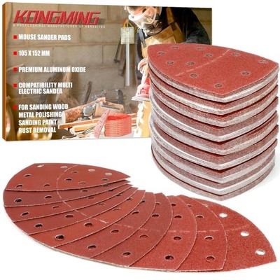 Schleifpapier Dreieck 100 Stück Klettdreieckschleifer Körnung 40-600