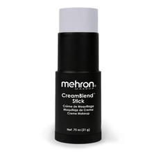 Mehron Makeup CreamBlend Stick - LIGHT GREY, Cream Face Paint