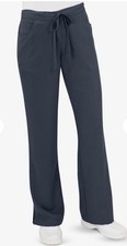Grey's Anatomy Riley 5 Pocket Mid Rise Steel Style 4232 Scrub Pant Sz S NWT 35