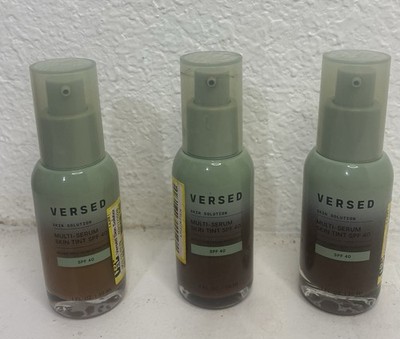 Lot of 3 Versed Skin Solution Multi-Serum Skin Tint Foundation 14C - 40 SPF