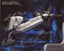 BATTLESTAR GALACTICA Multi Signed Cast Photo GENUINE SIGNED AUTOGRAPHS BATTLESTAR GALACTICA Multi Signed Cast Photo GENUINE SIGNED AUTOGRAPHS
