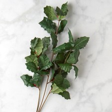 Set of 6 Poly Silk 28" Artificial Holly Stems