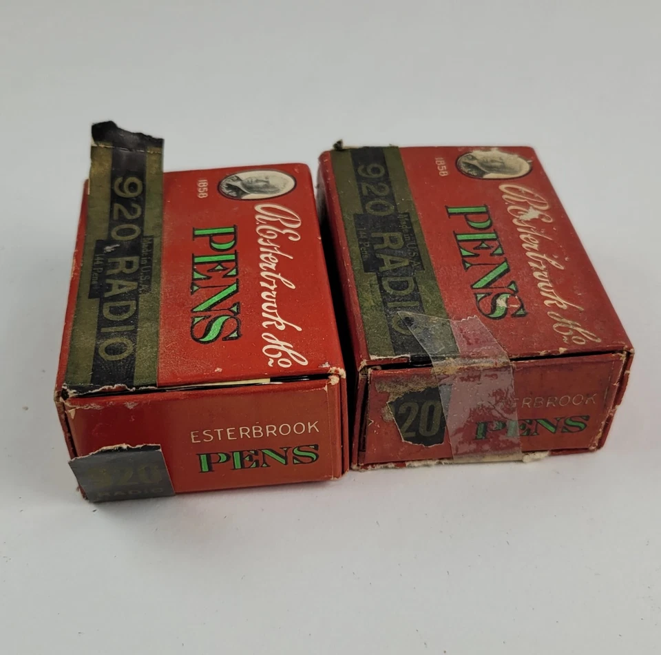 R. Esterbrook & Co Lote De Colección 2 Cajas de 144 Ct Pluma Estilográfica Puntas 968 Radio Nuevo de Lote Antiguo Foto 4 de 4