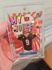 2022 Clearly Donruss Joe Burrow My House Holo Silver/10 JERSEY # 1/1 Sssp