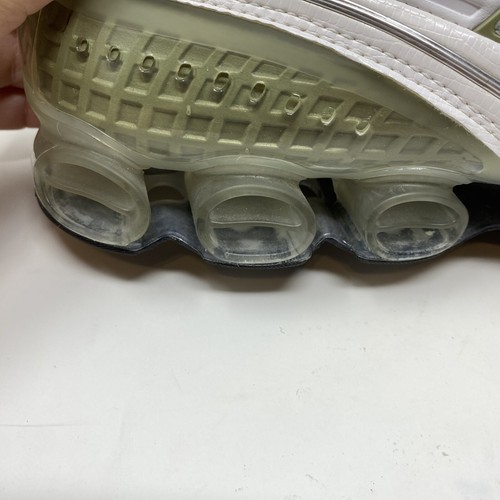 Adidas Megabounce 2008 scarpe sneakers uomo taglia 11,5 bianco/grigio/oliva 054292 - Foto 12 di 18