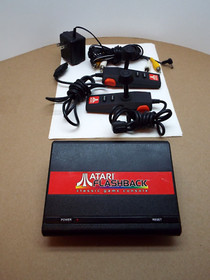ATARI FLASHBACK MINI 7800 CLASSIC VIDEO GAME CONSOLE W/ CONTROLLERS/CABLES/CORD