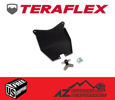 TeraFlex HD Transmission Skid Plate Black For 97-06 Jeep Wrangler