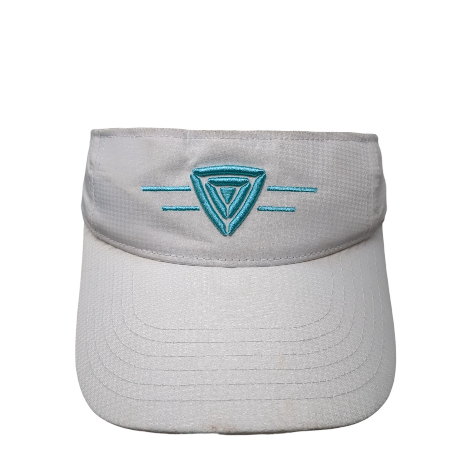 Signatures Strapback Sun Visor Hat White One Size… - image 1