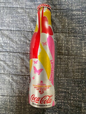 RARE M5 Coca-Cola aluminum bottle Lovebeing , unopened, unused, 200ml