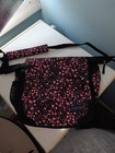 Jansport Pink And Purple Floral  Messenger Bag XC