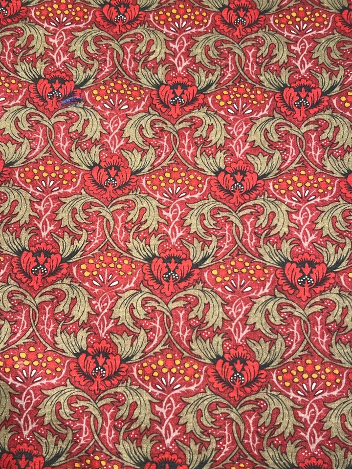 LAURIE McCARTHY & LIBERTY London Red Cotton Floral  Shirt, Blouse 12AUST-UK/8US - Изображение 4 из 4