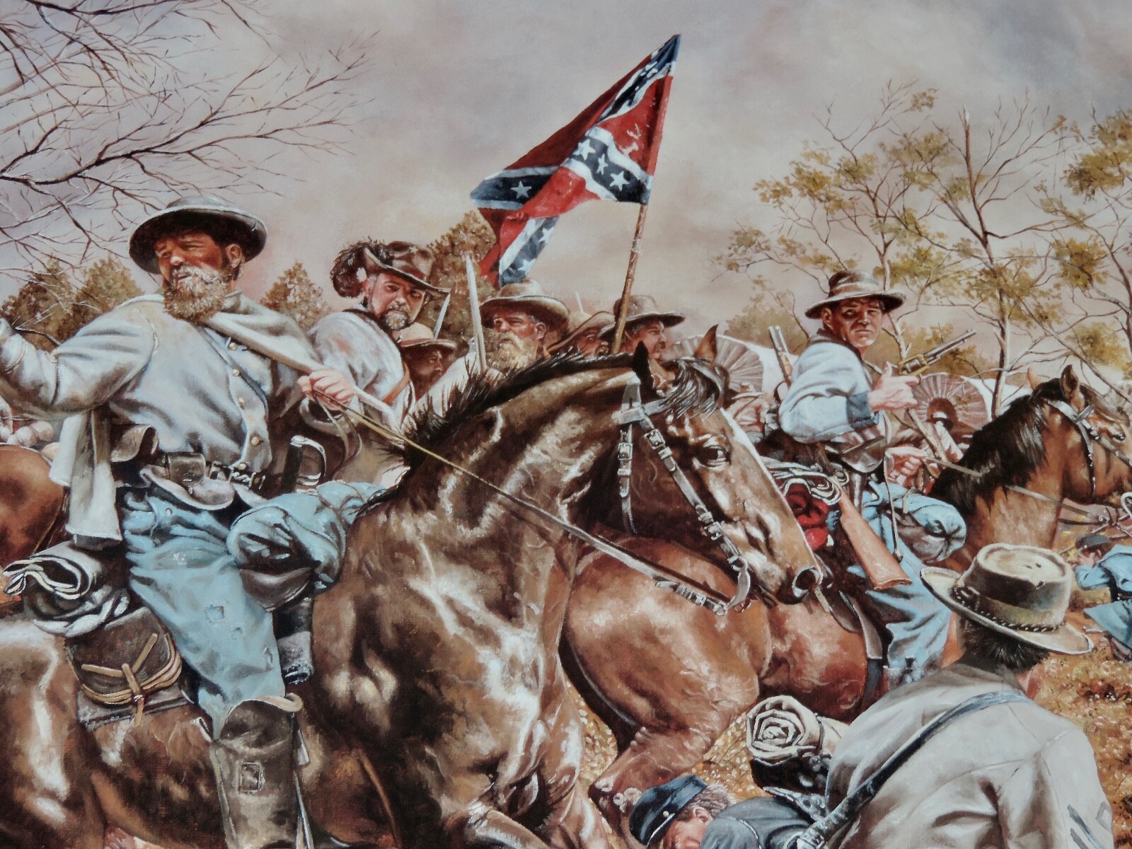 Richard Reeves Army Rick Reeves - Army Of Tennessee Cavalry - Civil War Print - Mint Print ...