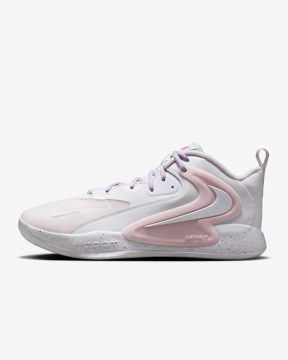 Nike HyperSet バレーボールシューズ ブラック/ピンク/ブルー Nike Zoom Hyperset 2 SE White/Pink Women's Volleyball Court
