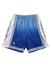 Mitchell  Ness LA Lakers 1996 Fadeaway Swingman Shorts Blue White Size Medium