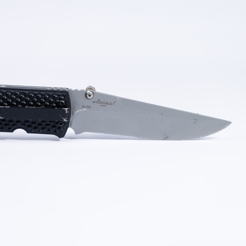 Cuchillo hecho en banco Dexter Hero pantalla original usado utilería de TV Showtime - Imagen 6 de 12