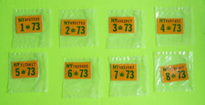 1973 New York Registration Year Sticker You Pick Month Original New In Plastic
