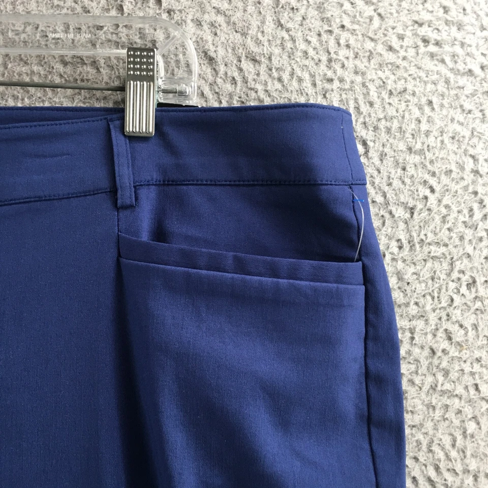 Pantalones de vestir Roz & Ali ajustados firma para mujer 20W (42x29 real) azules NUEVO Foto 4 de 4