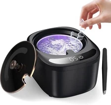 UV Ultrasonic Retainer Cleaner Machine Dental  Guard Cleaser Pod for Invisalign