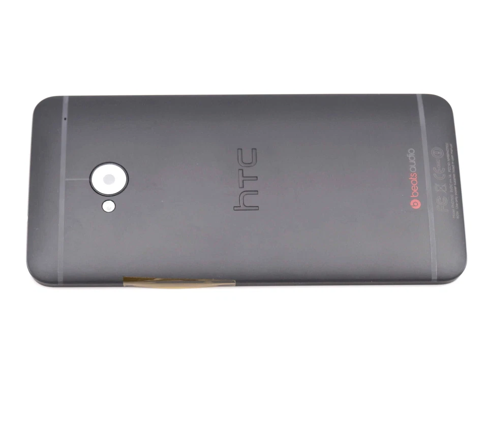 Original HTC M7 801c 801e 801n 801s Battery Cover Back Buttons Black - Image 2 of 4