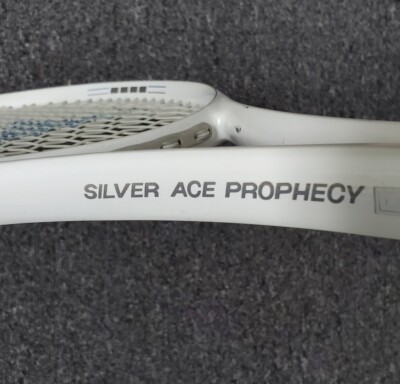 Raquette De Tennis Pro Kennex Silver ACE - Taille Moyenne, Poignée 4 1/2, Occasion Fonctionnelle