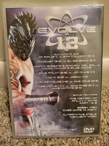 Evolve wrestling dvds-Ricochet, Adam Page, Gargano, Cabana, AR Fox, AEW/NXT - Picture 3 of 5
